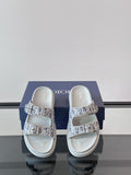 Dior Double-Strap Slide Sandals — front